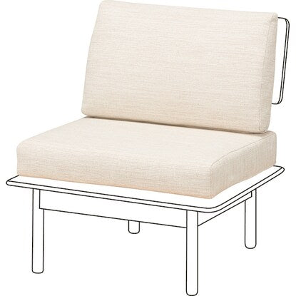 1-seat sofa cover (Okusuto exclusive IV)