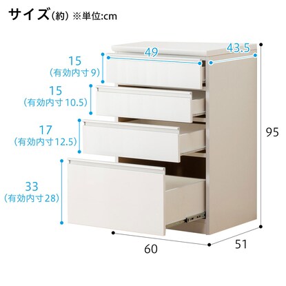 Kitchen counter (Resume 60SH WH)