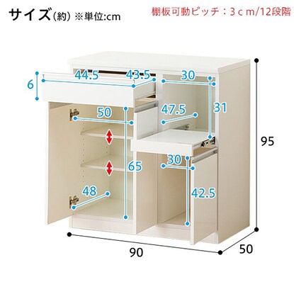 Kitchen counter (Resume 90TH-R WH)