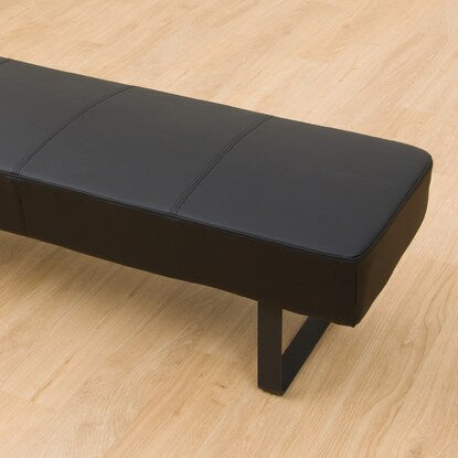 Scratch and stain resistant synthetic leather bench (N Shield BK DS331)