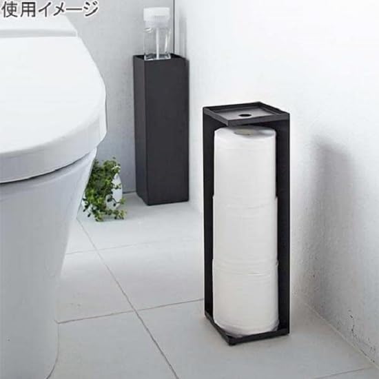 tower toilet paper holder black toilet storage shelf