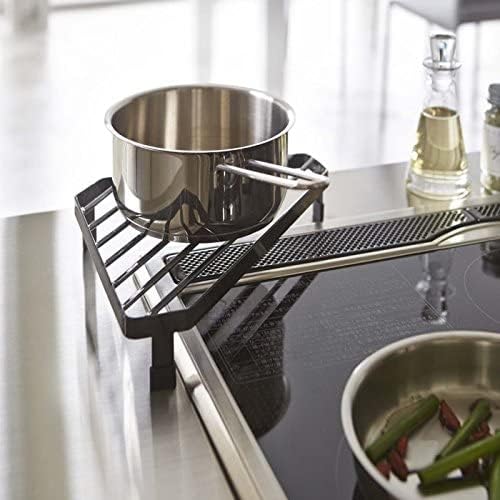 Tower Stove Corner Rack, Black