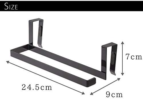 tower キッチンペーパー&タオルハンガー ブラック