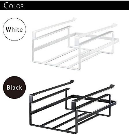 Tower Under Cupboard Storage Rack, S, White