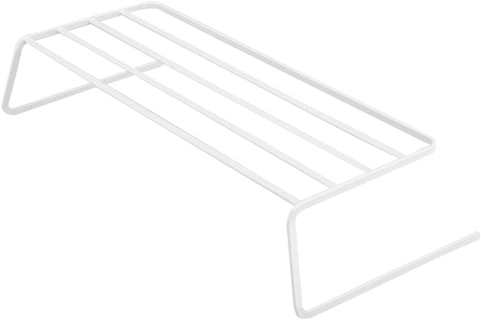 tower dish rack dish storage wide white