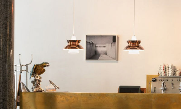 Doo-Wop Pendant Light/Copper