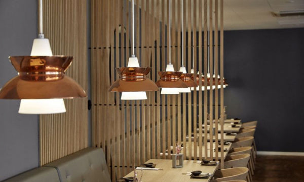 Doo-Wop Pendant Light/Copper