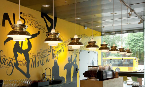 Doo-Wop Pendant Light/Brass