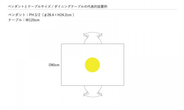 PH 3/2 Pendant Brass Metallized
