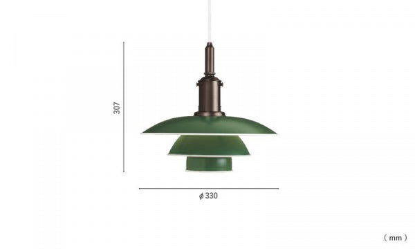 PH 3 1/2-3 Pendant Green