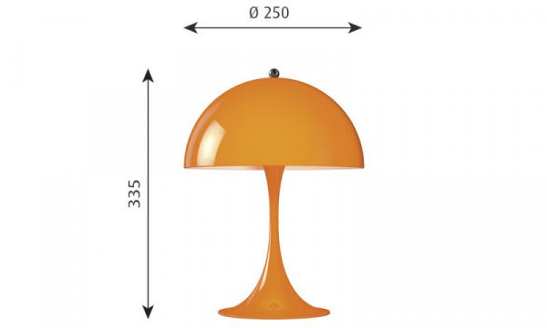 Panthella Table 250 オレンジ