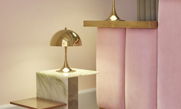Panthella Table 250 真鍮メタライズド