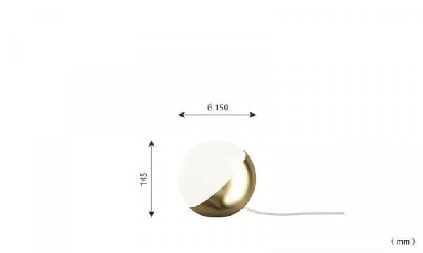 VL Studio Table / Floor φ150 真鍮 ラッカー仕上