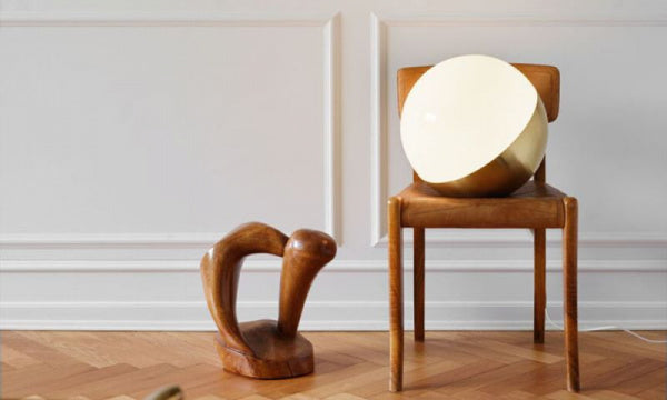 VL Studio Table / Floor φ320 Brass Unpainted