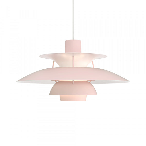 PH 5 MONOCHROME Pendant Light Pale Rose