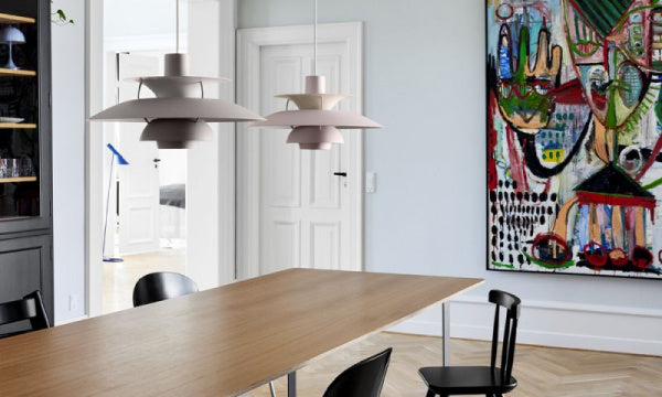PH 5 MONOCHROME Pendant Light Pale Rose