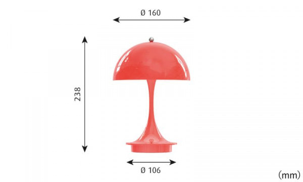 Panthella Portable 160 V2 Coral