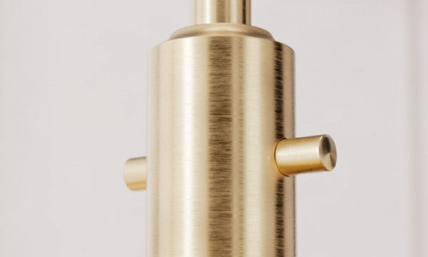 PH 3/2 Table Brass x Milky Glass