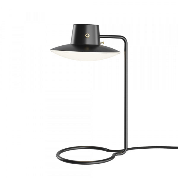 AJ Oxford Table Lamp Metal Black H41cm