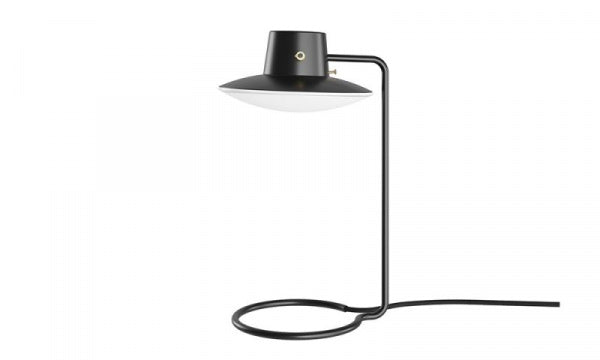 AJ Oxford Table Lamp Metal Black H41cm