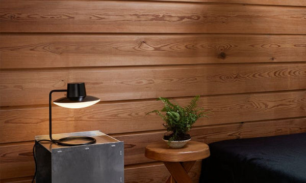 AJ Oxford Table Lamp Metal Black H28cm