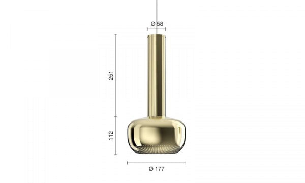 VL56 Pendant Brass