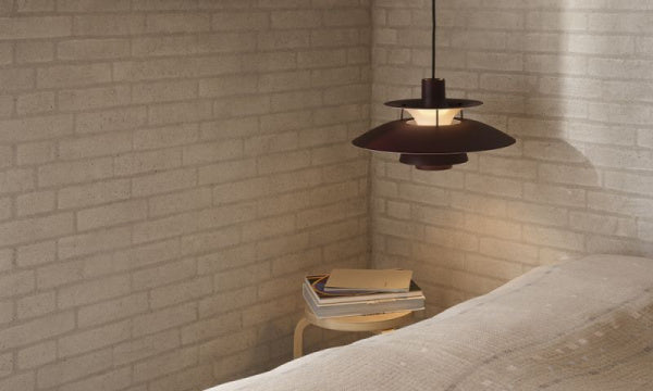 PH 5 MONOCHROME pendant light, burgundy
