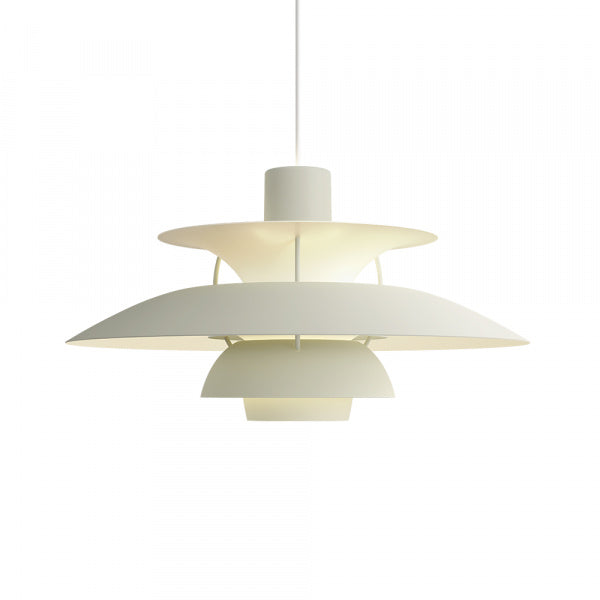 PH 5 MONOCHROME Pendant Light Pale Pewter