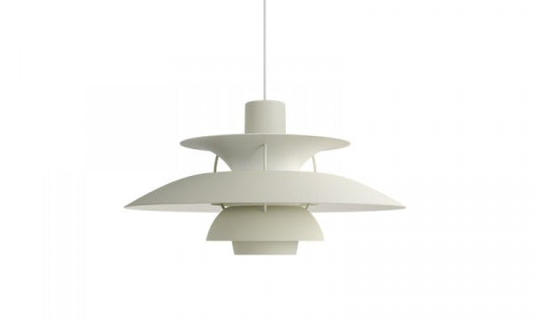 PH 5 MONOCHROME Pendant Light Pale Pewter