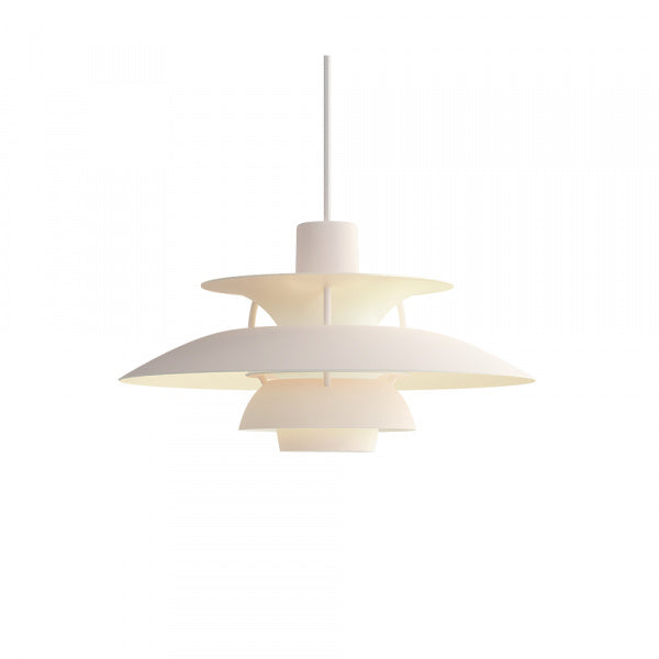 PH 5 Mini MONOCHROME Pendant Light in Pale Blush