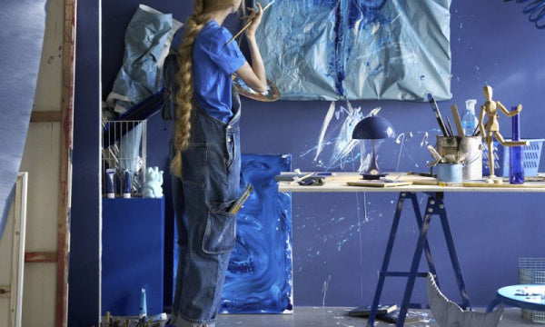Panthella Portable 160 V3 Opaque Indigo Blue