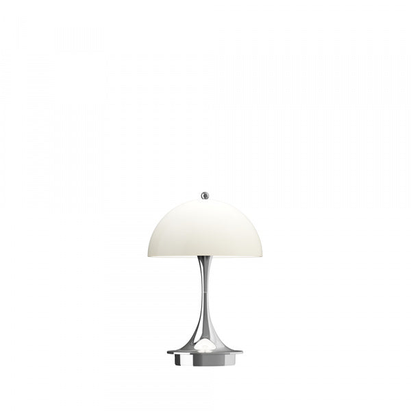 Panthella Portable 160 V3 Opal Beige Chrome