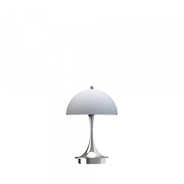 Panthella Portable 160 V3 Opal Blue Gray Chrome