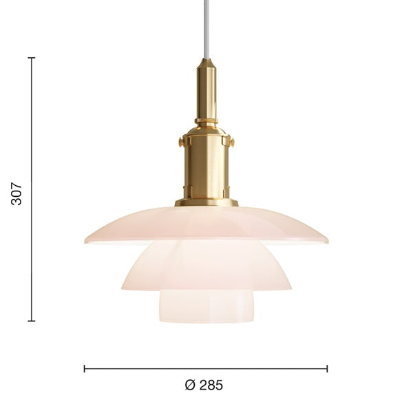 PH 3/3 Pendant Pale Rose