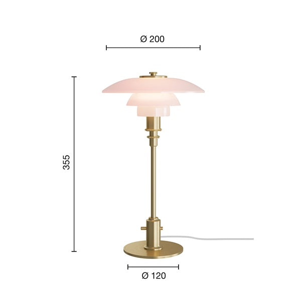 PH 2/1 Table Pale Rose