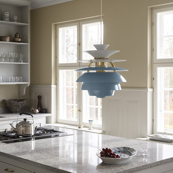 PH Snowball Pendant Light, Dusty Blue