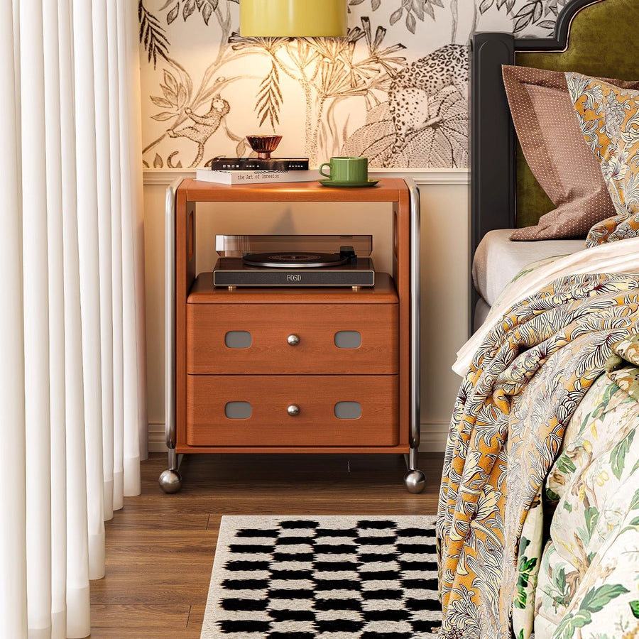 Vintage style bedside table