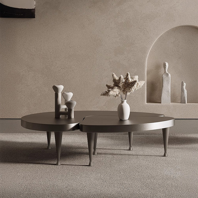 Black titanium stainless steel low table