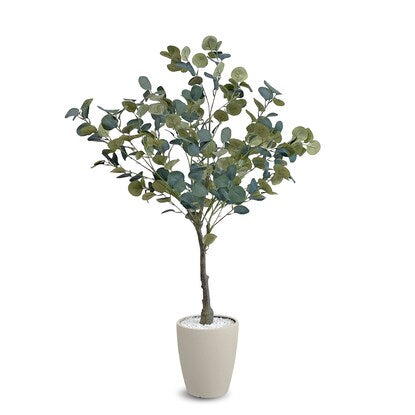 Fake greenery (eucalyptus 120cm ivory)