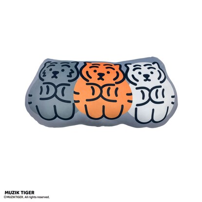 Musik Tiger Cushion Large Gray