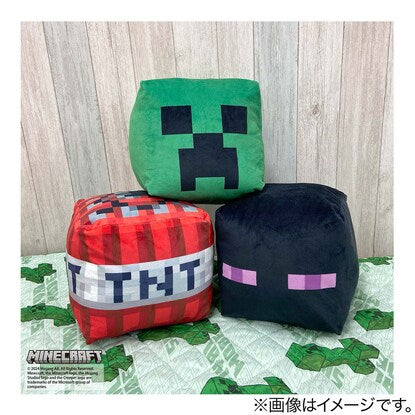 MINE CRAFT Die-cut Cushion (Enderman)