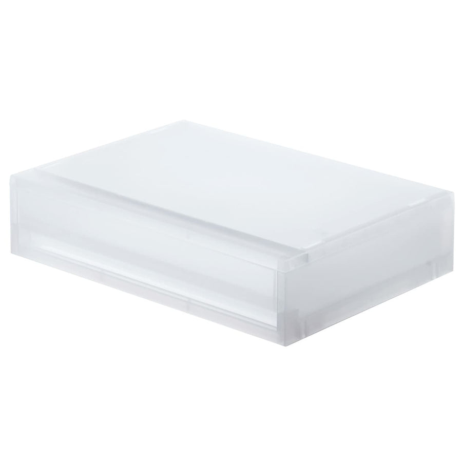 Polypropylene case, drawer type, wide, thin