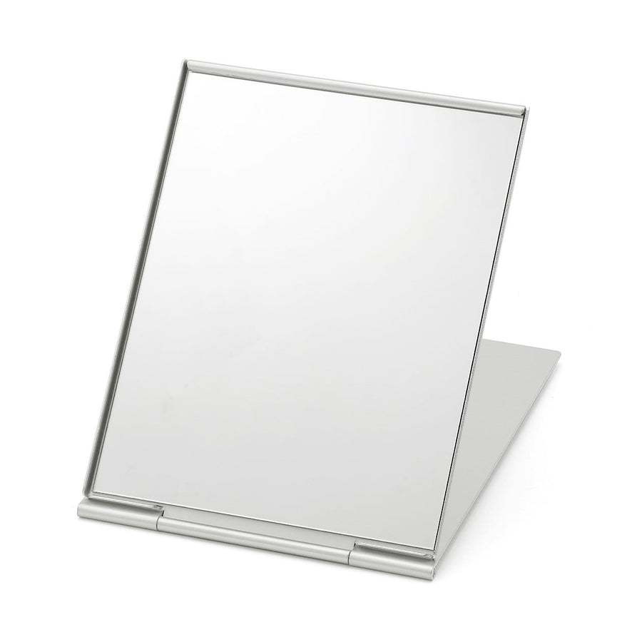 Aluminum folding mirror, large