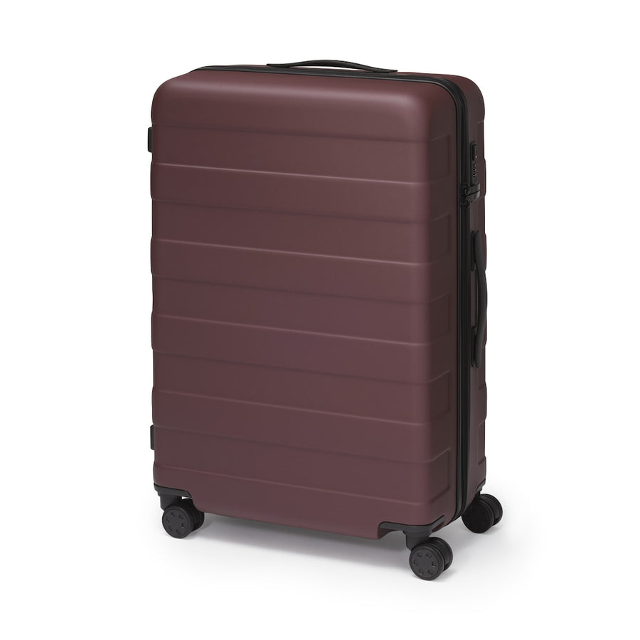 無印良品 キャリーケース　ボルドー 75L 無印良品（MUJI） バーを自由に調節できる ハードキャリーケース（75L