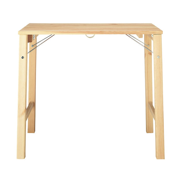 Pine wood table, foldable