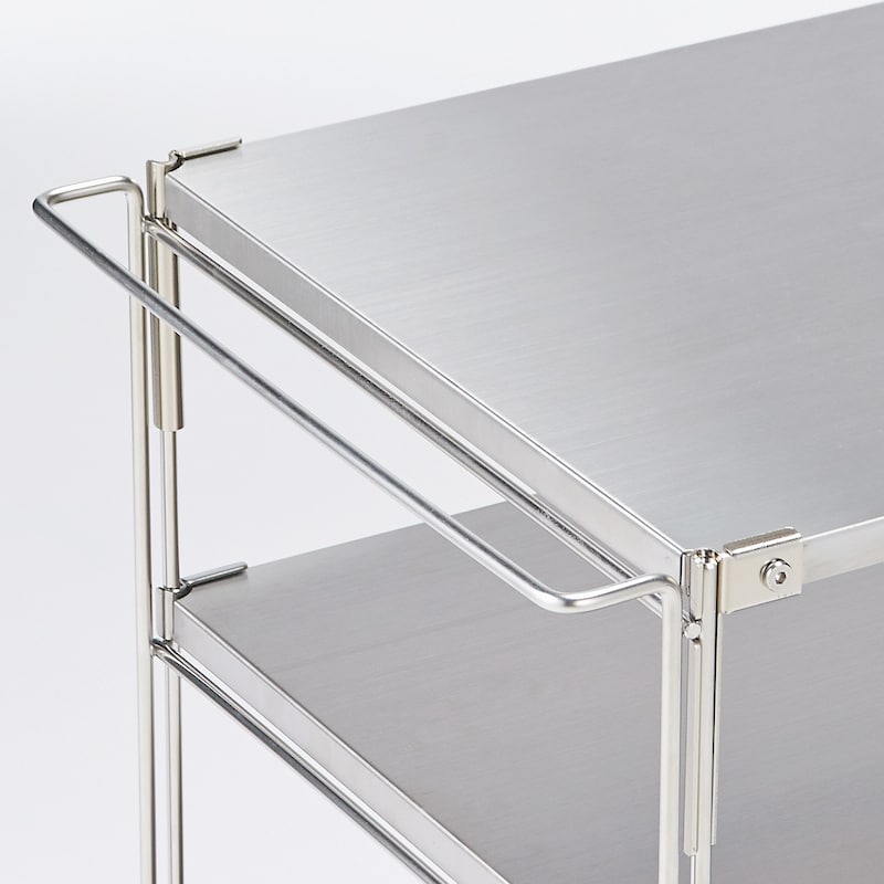 Stainless Steel Unit Shelf Wagon Set