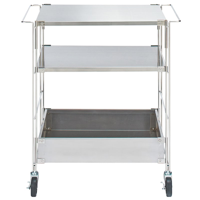 Stainless Steel Unit Shelf Wagon Set