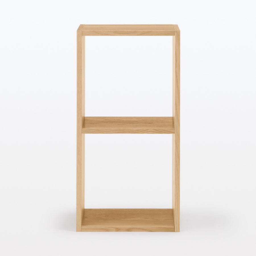 Stacking shelf, 2 tiers, oak