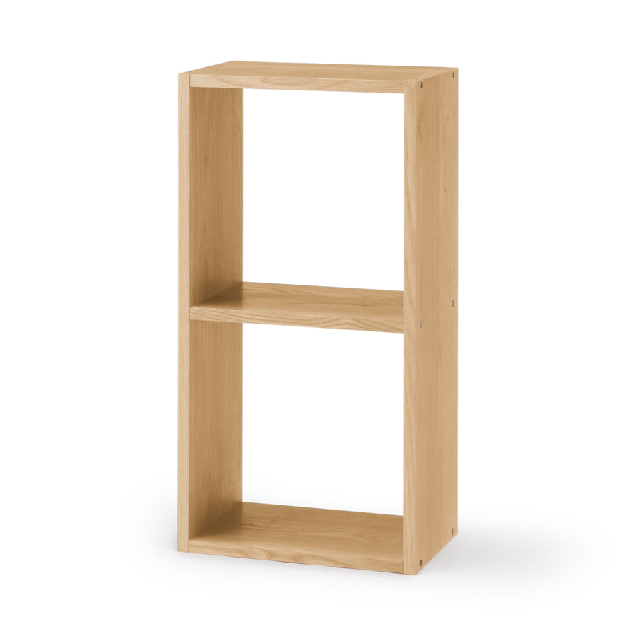 Stacking shelf, 2 tiers, oak