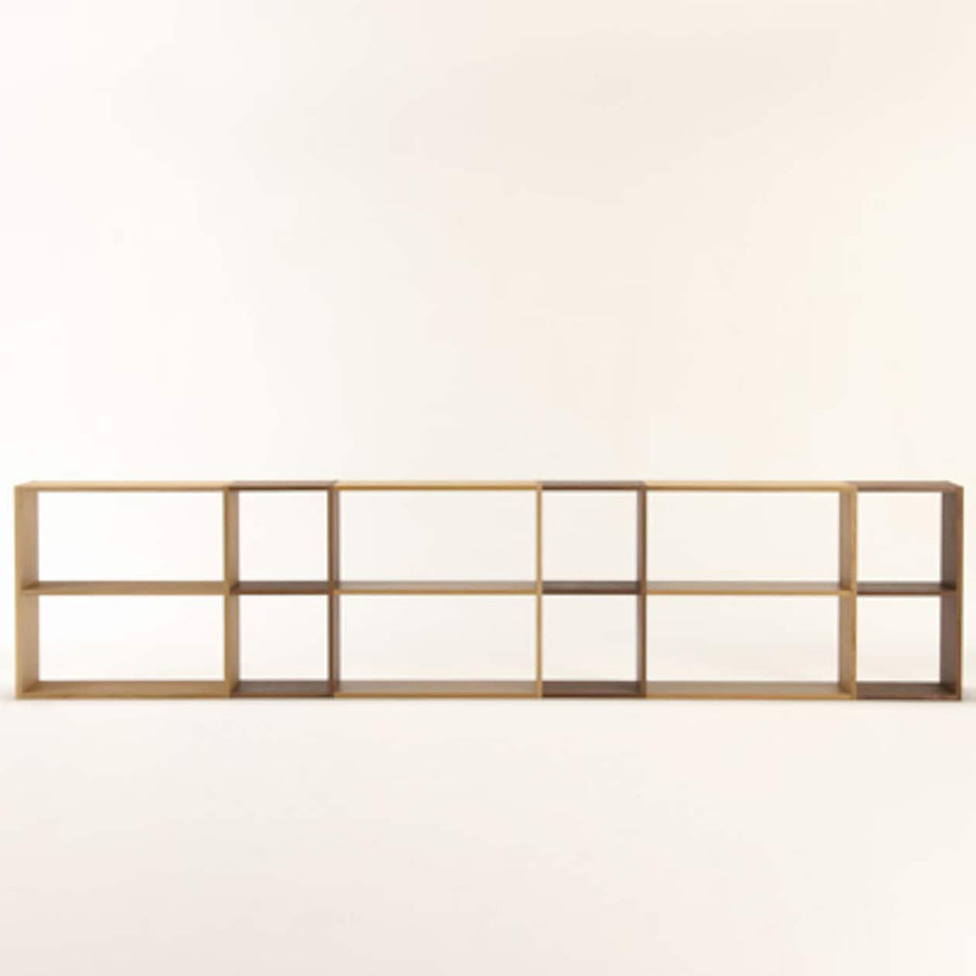 Stacking shelf, wide, additional 2 shelves, oak